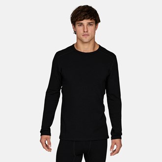 Mens Heavyweight Grid Fleece Crew